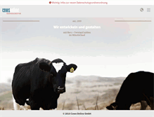 Tablet Screenshot of cows.de